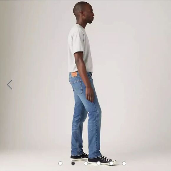 Levi's 511 Modern Slim Distressed 100% Cotton Denim Jeans Size 38 Measures 36 - Picture 15 of 15